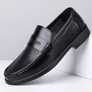 Mocassins de Couro Masculinos Casuais Slip-on Respiráveis Confortáveis para Caminhada e Escritório – Coleção Verão 2026