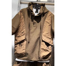 Moda workwear respirável de secagem rápida terno esportivo masculino texturizado casual com capuz shorts de manga curta conjunto de duas peças