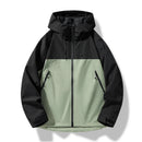 Primavera outono jaquetas casuais masculinas esportes à prova de vento à prova dwindproof água com capuz outwear casacos moda sólida zíperes ao ar livre casal jaqueta