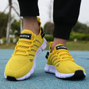 Novo verão sola macia tênis de corrida dos homens malha respirável sapatos casuais confortáveis moda versátil sapatos de exercício ao ar livre