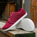 Tênis descalço minimalista masculino, ajuste largo, sola zero, relaxamento ideal, treinador cruzado masculino, sapatos descalços, caixa de dedo largo