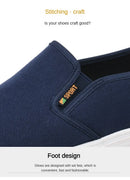Tênis de lona masculino casual deslizamento vulcanizado leve sapatos planos acessível frete grátis