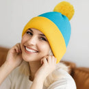 Gorro e luvas engraçados para cosplay de natal, 2 peças, chapéu de malha clássico quente unissex de inverno, Halloween, acessórios de fantasia de ano novo