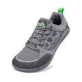 Oiaano descalço dedo do pé largo homem sapatos lazer tênis malha rendas até respirável conforto leve esportes caminhada correndo caminhadas