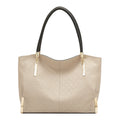 Bolsa feminina de couro genuíno foxer, design elegante e luxuoso, bolsa de ombro feminina, bolsa tote de grande capacidade, melhor presente para mãe, esposa
