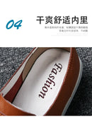 Novos Sapatos Europeus para Homens, Sapatos Casuais de Couro, Sapatos de Skate Fashion, Tênis de Rua com Cadarço para Jovens