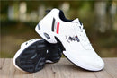 Tênis de couro masculino casual versátil sapatos ao ar livre antiderrapante calçado de corrida moda masculina sapatos de tabuleiro zapatos homme